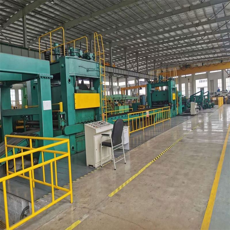 cnc stainless steel high speed cut to length line for cr gi high speed flying shear steel coil cnc cut to length line