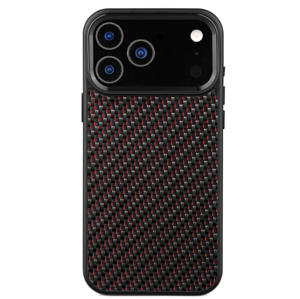 Fibre de carbone sergé 3K rouge