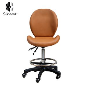 Salon Furniture Manufacturer Master Chair <b>Adjustable</b> Hydraulic Pump Pedicure Foot <b>Stools</b> with Wheels Beauty Technician Chair - Product Image 2