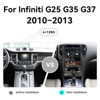MOOKAKA-Autoradio 13.6 pouces avec écran pour Infiniti G25 G35 G37 2010-2013, 360 pouces, autoradio Carplay, Android 13