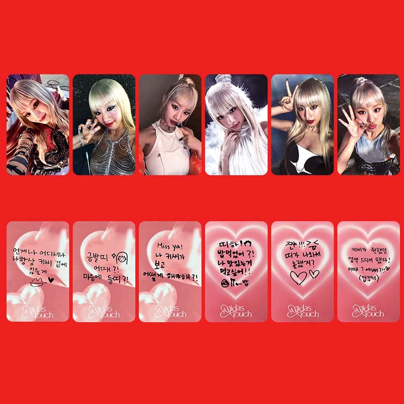 KPOP 6pcs/set KISS of LIFE MIDAS TOUCH Photocard Photo Card