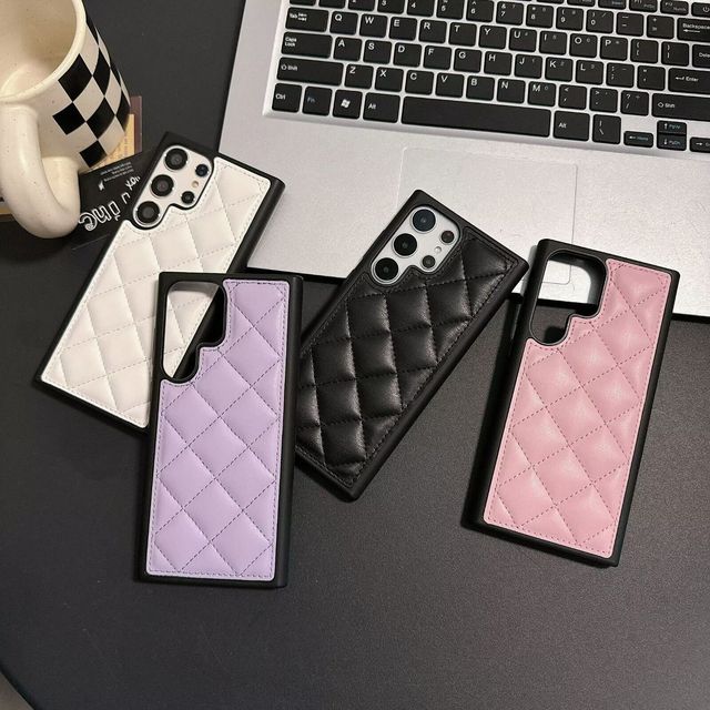 Fashion PU Leather Luxury Phone case for Samsung galaxy S24Ultra S23+ Phone Cover S21plus DESIGNERS Cases CC