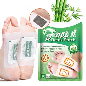 Factory Hot Selling Wermut Detox Fuß pflaster Wärmer Patch Selbst klebende Pads Fußpflege für Körper gesundheit Füße Aufkleber