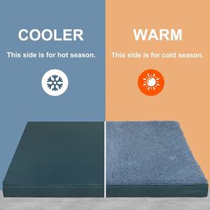 Tapis de lit orthopédique pour chien, tapis en mousse pour chien, coussin imperméable pour chien avec housse amovible lavable - Product Image 6
