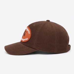 Gorra de Béisbol de Pana con Logotipo Personalizado al por Mayor, Estilo Vintage Retro, Estructurada de 6 Paneles, Transpirable, Impermeable, Unisex - Product Image 4