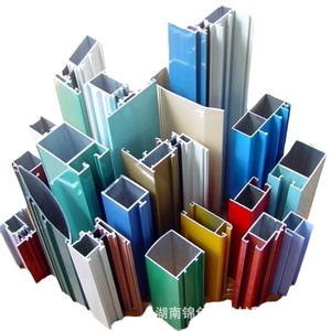 Perfiles para Muros Cortina de Aleación de Aluminio 6063 en Varios Colores, Diseño Industrial, Aplicación Exterior - Product Image 1