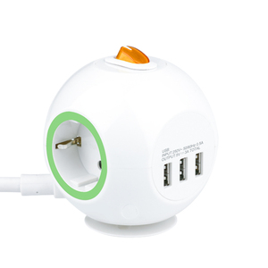 Hot khuyến mại Đức Cube Ổ cắm điện dải 3 cổng USB điện đa-cắm ổ cắm cho Angola <span class=keywords><strong>Ireland</strong></span> germany-đánh giá 16A - Product Image 6