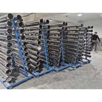 Pièces de traitement de l'eau 304 SS 4040 RO, boîtier de Membrane 4 pouces, Membrane RO, récipient à pression, boîtier de filtre à eau