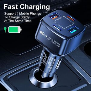ที่ชาร์จในรถยนต์อัจฉริยะ 38W PD Type C ชาร์จเร็วแบบคู่ USB-A และ USB-C รองรับการชาร์จเร็ว 12V ช่องจุดบุหรี่ ชาร์จเร็วพิเศษ QC สำหรับโทรศัพท์มือถือ - Product Image 3