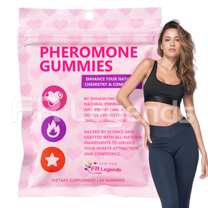 อาหารเสริมฮอร์โมนเพศหญิงออร์แกนิกคุณภาพสูงจากโรงงานผู้ผลิต (OEM) สารสกัดจากพืช ช่วยเพิ่มเสน่ห์ ฟีโรโมนแบบกัมมี่สำหรับผู้หญิง - Product Image 1