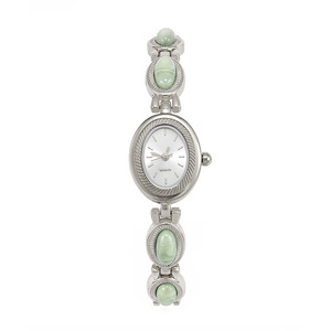 Montre bracelet pour femme, luxe minimaliste, cadran ovale, quartz, montre de soirée - Product Image 3