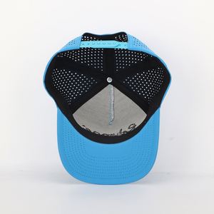 Casquette de baseball incurvée personnalisée OEM à 5 panneaux de haute qualité 100% polyester avec logo brodé pour le golf et le sport - Product Image 6