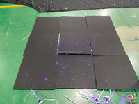 Plafonnier créatif intelligent à fibres optiques LED ciel étoilé, contrôle DMX512, indice de protection IP33, blanc neutre 4100K, plastique léger