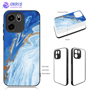 Coques de téléphone à sublimation vierges pour <span class=keywords><strong>OnePlus</strong></span> Turbo 6, vente en gros, <span class=keywords><strong>coque</strong></span> de téléphone DIY 2D en TPU avec insert métallique pour <span class=keywords><strong>OnePlus</strong></span> - Product Image 2