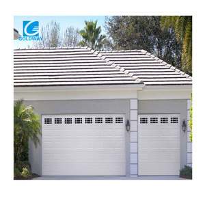 Portes de garage sectionnelles automatiques Porte à battant à panneau sandwich en acier isolé - Product Image 1