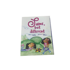 Servicio de Impresión de Libros Infantiles Ecológicos Personalizados, Papel de Arte, Tapa Dura de Cartón, Estampado en Caliente Plateado, Historia Personalizada - Product Image 1