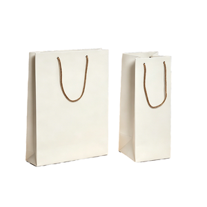 Sacs en papier d'art de luxe personnalisés, durables, laminés, écologiques, en matériaux recyclés, pour supermarchés, boutiques et expositions (vente en gros) - Product Image 2