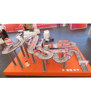 Pista de Mármol de Alta Calidad para Entretenimiento en Vivo, Juego de Adivinanzas Digital, Competición de Pistas de Bolas de Gravedad 3*4M - Product Image 5