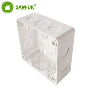 Boîtier <span class=keywords><strong>PVC</strong></span> Schedule 40 pour caméra CCTV, boîtes électriques universelles carrées, <span class=keywords><strong>profil</strong></span> bas, plastique noir, boîte <span class=keywords><strong>de</strong></span> <span class=keywords><strong>jonction</strong></span> 4x4 - Product Image 3