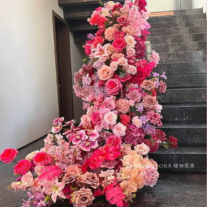 Meilleures ventes Fleurs en soie artificielle en vrac Real Touch Fleur artificielle rose de haute qualité - Product Image 6