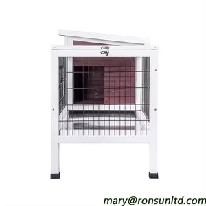 Cage à lapins empilable avec plateau, <span class=keywords><strong>enclos</strong></span> à lapins à 2 niveaux <span class=keywords><strong>pour</strong></span> l'intérieur, espace multi-niveaux <span class=keywords><strong>pour</strong></span> les excréments - Product Image 4
