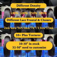 Perruque en dentelle HD sans colle, densité 180%, 100% cheveux humains vierges, pré-coupée, pré-épilée, minimal de perte de cheveux, pour femmes noires