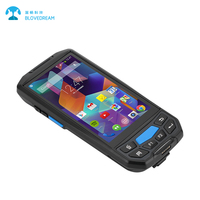 Tablette robuste Blovedream U9000 5 pouces 4G LTE Android, tablette PC étanche avec lecteur de codes-barres 2D IR, RFID UHF