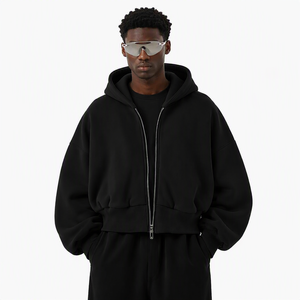 Ensemble de survêtement personnalisé pour <span class=keywords><strong>homme</strong></span> : Jogger, pantalon de survêtement ample épais, sweat à capuche et pantalon évasé - Product Image 3