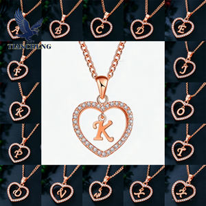 फैशन गहने हार-हार पत्र हार दोस्ती स्नातक महिलाओं के लिए हाइपोएलर्जेनिक गहने - Product Image 3