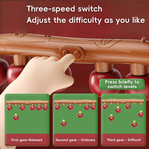 YS TOYS Gioco Acchiappa la Mela in Plastica per Feste di Natale, Giocattolo Educativo per Bambini 5-7 <span class=keywords><strong>Anni</strong></span>, Sfida di Allenamento della Reazione, <span class=keywords><strong>4</strong></span> AA - Product Image 2