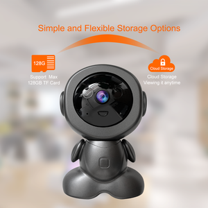 Cámara de Vigilancia Inalámbrica <span class=keywords><strong>V380</strong></span> con Audio Bidireccional para Mascotas, Bebés y Hogar, Robot de Seguridad, 1080P, Visión Nocturna Inteligente, Sensor de Imagen CMOS - Product Image 6