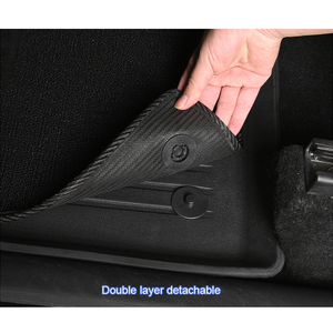 الصين المهنية إنتاج مزدوج سطح السفينة سهلة التنظيف المطاط السيارات الحصير الكلمة - Product Image 6