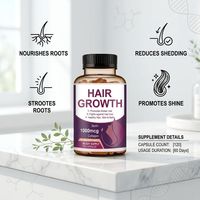 Complément alimentaire pour cheveux, peau et ongles en capsules avec biotine 10000 mcg, collagène, MSM, zinc, vitamines B, 120 capsules, quantité pour 60 jours