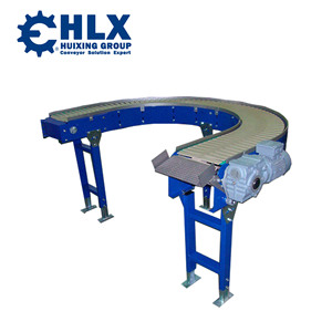 Convoyeur à chaîne à lattes courbées fabriqué par HLX - Product Image 1