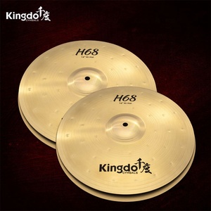 Like <span class=keywords><strong>Zildjian</strong></span> Cymbal Meilleure vente en laiton doré lourd 14 ''Hihat pour batterie - Product Image 3