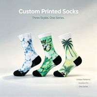 Chaussettes unisexes pour hommes, femmes et adultes, décontractées pour l'été, à porter au quotidien, avec logo personnalisé imprimé, impression numérique, bordure respirante, absorbant la transpiration