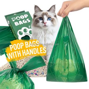 Échantillons gratuits, livraison rapide, nouveau design, sacs à déjections canines et félines écologiques et biodégradables pratiques - Product Image 1