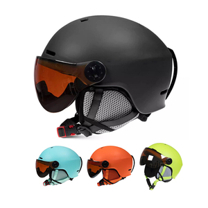 Outdoor Kinder & Erwachsene Snow Skateboard Visier Hood <span class=keywords><strong>Goggle</strong></span>-Begleiteter Ice <span class=keywords><strong>Ski</strong></span> Helm - Product Image 1