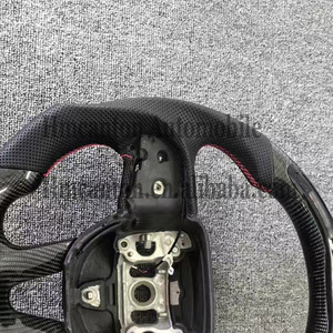 พวงมาลัยมือจับหนังคาร์บอนไฟเบอร์แบบมีรูพรุนที่นิยมมากที่สุดสำหรับดอดจ์ชาเลนเจอร์พวงมาลัยรถยนต์ - Product Image 2