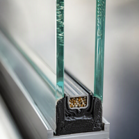 Dôme de Toit Pyramidal Toit Plat Alliage Aluminium Verre Trempé Étanche Insonorisé Fort Apport de Lumière Ventilation