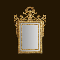 Fourniture d'usine miroir décoratif mural en laiton de luxe, décoration de maison Antique