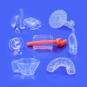 Custom Made Medical Grade <b>Silicone</b> Products Irregular Parts Clear <b>Moulding</b> For Medical Use - Product Image 2