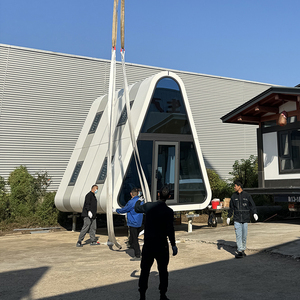 <span class=keywords><strong>Casa</strong></span> del triangolo prefabbricato di lusso della capsula modulare piccola <span class=keywords><strong>casa</strong></span> con il doppio strato per la <span class=keywords><strong>vendita</strong></span> - Product Image 1