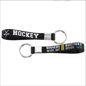 Personalised Wristbands Hockey Silicone <b>Keychain</b> and <b>Customized</b> Bracelet - Product Image 2