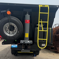 NOUVEAU Semi-remorque à benne arrière 3 essieux 60 tonnes pour la construction routière et le transport de marchandises en vrac, remorque hydraulique personnalisée à vendre
