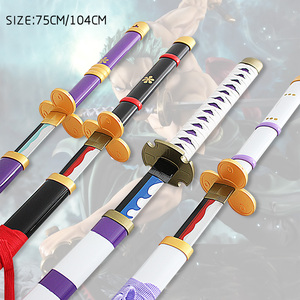 Épée de cosplay Roronoa Zoro One Piece de 104 cm, assemblée, taille réelle de 41 pouces, épée de samouraï japonaise d'anime - Product Image 5