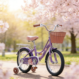 Vélo de montagne pour enfants MTBGO à bas prix, pour filles de 3 à 5 <span class=keywords><strong>ans</strong></span>, cadre en acier de 12 à 16 pouces, panier en plastique - Product Image 1