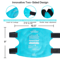 Packs de glace pour soulager la douleur au genou CE ISO Soulagement réutilisable Manchon de compression froide Gel Pack Manchons de glace pour le genou Enveloppement