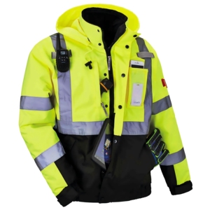 Chaqueta <span class=keywords><strong>de</strong></span> Trabajo <span class=keywords><strong>de</strong></span> Invierno Impermeable 3 en 1 <span class=keywords><strong>de</strong></span> Alta Visibilidad para Hombre CONMR, <span class=keywords><strong>Ropa</strong></span> <span class=keywords><strong>de</strong></span> Trabajo <span class=keywords><strong>de</strong></span> <span class=keywords><strong>Seguridad</strong></span> para la Construcción, Chaqueta con Forro Polar Aislante OEM - Product Image 3