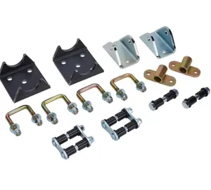 Semi-Elliptical Straight Axle Mounting Hardware, Leaf Spring Mounting Brackets